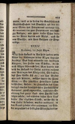 XXXIV. Eroberung der Insel Rügen.
