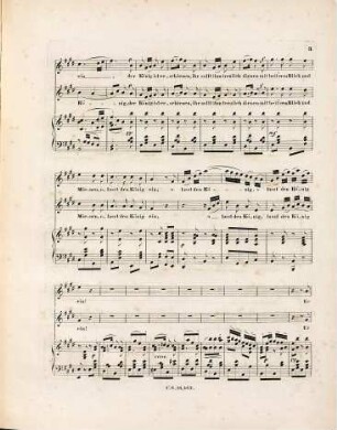 Sechs Lieder für zwei Singstimmen mit Begleitung des Pianoforte : op. 58, 5. O lass' den König ein