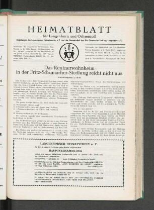 Hauptversammlung