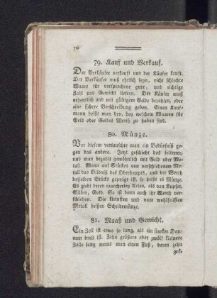 81. Maaß und Gewicht.