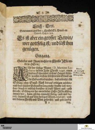 Christliche Leich-Predig