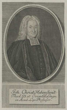 Bildnis des Joh. Christ. Hebenstreit