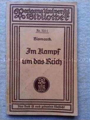 Tarnschrift Im Kampf um das Reich