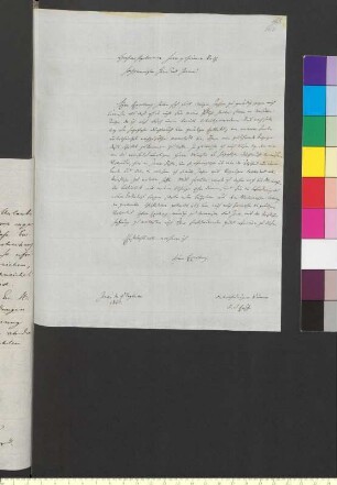 Brief von Ersch, Johann Samuel an Goethe, Johann Wolfgang von