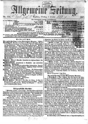Allgemeine Zeitung. 1867, 10 - 12