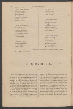 La oración del alba.