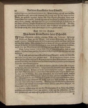 Das XLVII. Capitel. Von denen Kranckheiten derer Schenckel