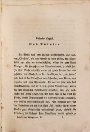 Heinrich von Mömpelgard und Elisabetha von Bitsch : historischer Roman aus dem Ende des fünfzehnten Jahrhunderts. 2