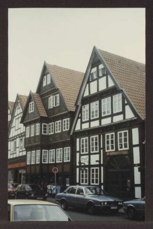 Blick in die Krumme Straße. Detmold.