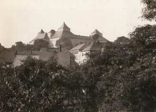 Erzgebirge. Schloss Augustusburg. Gesamtansicht von Westen
