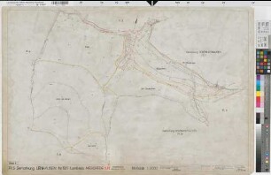 Schönholthausen (Finnentrop), Flurbereinigung Rönkhausen, Bl. 5 Zuteilungskarte Lenhausen Flur 5