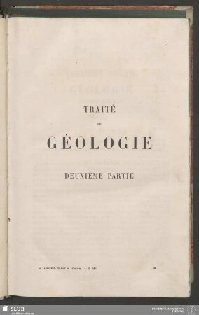 2: Géologie proprement dite