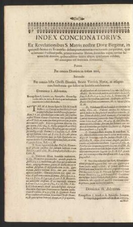Index Concionatorius.