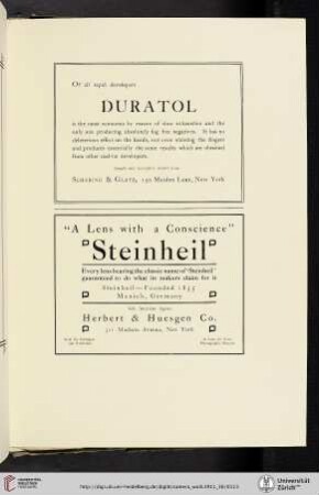 Schering & Glatz [Duratol Developer]
