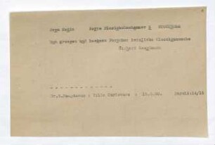 Brief von Gerhart Hauptmann an Sven Anders Hedin