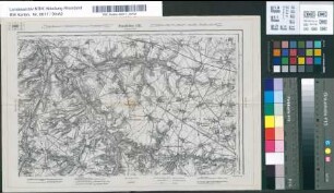 Karte von Frankreich 1:80.000. Gruppe I: Montdidier 21 B. [Kartographische Abtheilung der Königl. Preuss. Landes-Aufnahme]