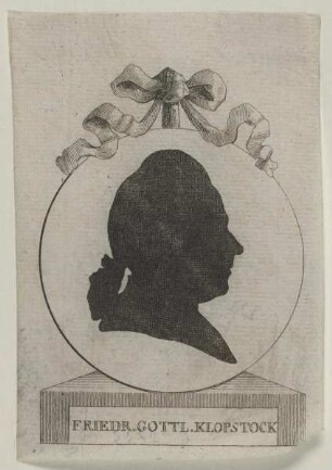 Bildnis des Friedr. Gottl. Klopstock