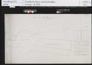 Grubenfeld von Lorenz und Johannes Fundgrube am Rehhübel bei Johanngeorgenstadt