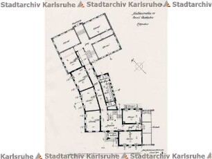 Beichel, Friedrich. Schulhausneubau Daxlanden
