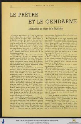Le Prêtre et le Gendarme.