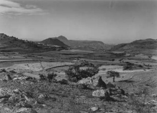 Berglandschaft : Blick auf den Rand des in Eritrea gelegenen Teils des Hochlands von Abessinien