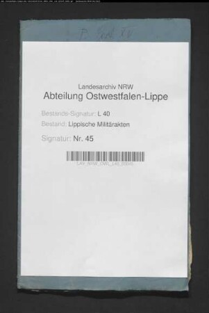 Befestigung und Reparatur der Landwehren und Schlagbäume