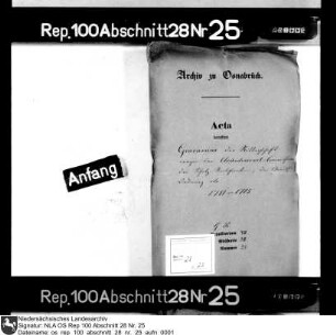Beschwerden der Ritterschaft wegen der Archidiakonalkommissarien, der Schatzerhebung, der Gerichtsordnung u.a.