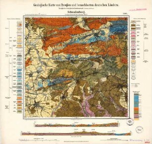 [4121] Schwalenberg, Geologische Karte von Preußen und benachbarten deutschen Ländern