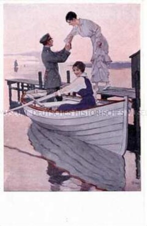 Postkartenserie zum Ersten Weltkrieg