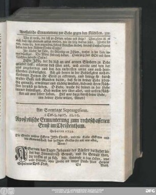 Am Sonntage Septuagesimae. 1 Cor. 9, 24-27. 10, 1-5. Apostolische Ermunterung zum rechtschaffenen Ernst im Christenthum.