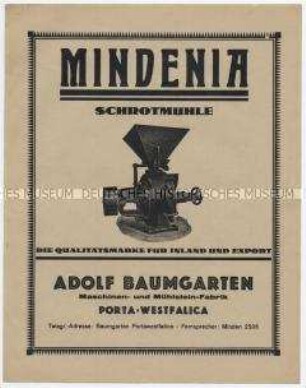 MINDENIA SCHROTMÜHLE