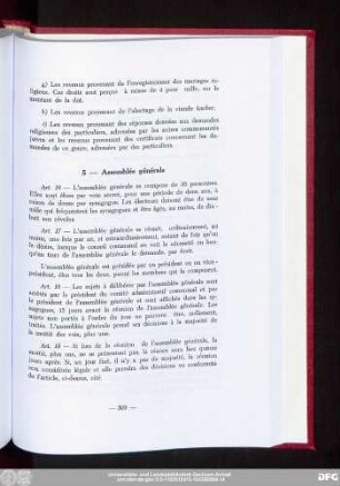 5 — Assemblée générale