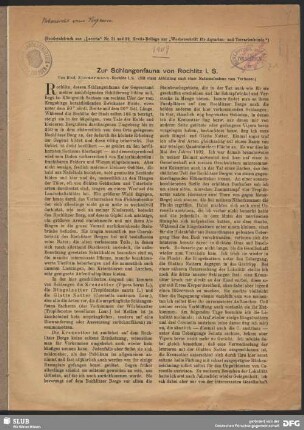 Zur Schlangenfauna von Rochlitz i. S.