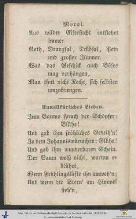 Unwillkürliches Lieben.
