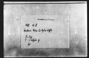 Barbara, Witwe des Niklas Muffel, Bürgerin zu Nürnberg, quittiert der Stadt Reutlingen die am vergangenen St. Martins Tag fällig gewesene gewöhnliche Reichssteuer.