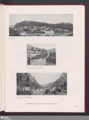 Reichsehrenmal bei Berka. Wettbewerbsentwurf 1932. Teilbild aus dem Ehrenhain