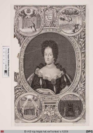 Bildnis Dorothea Maria Limpurg, Gräfin von, geb. Gräfin von Hohenlohe-Langenburg