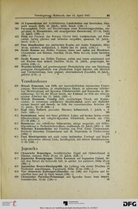 Verschiedenes (Nr. 409-415)