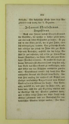 Johannes Chrysostomus. Augustinus