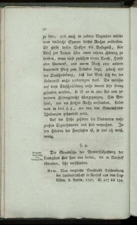 §. 4. [Bewirthschaftung der Landgüter]