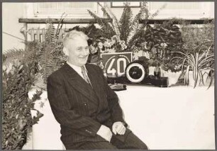 Franz Rumpenhorst, Schweißer, Vorsitzender des Gesamtbetriebsrates der Rheinelbe Bergbau AG