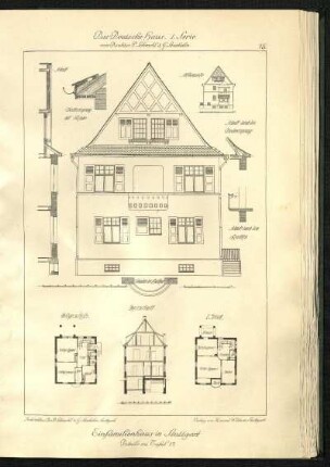 Einfamilienhaus in Stuttgart, Details zu Tafel 17.