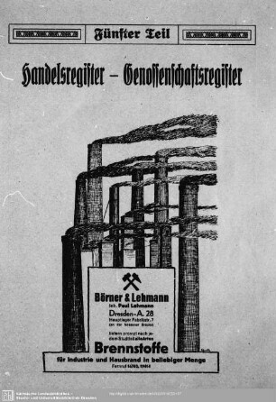Fünfter Teil. Handelsregister - Genossenschaftsregister