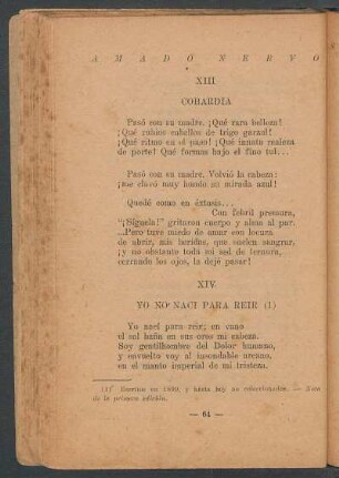 XIII - Cobardia