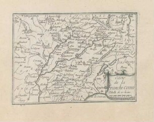 Carte de la Franche-Comté
