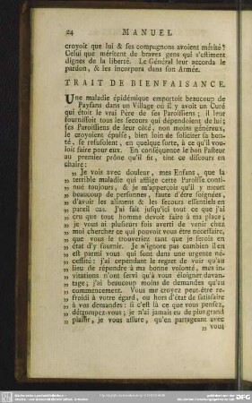 Trait De Bienfaisance