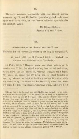 VII. Scheepstogt onder Steven van der Hagen