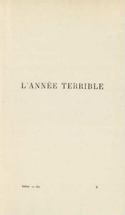 L'année terrible