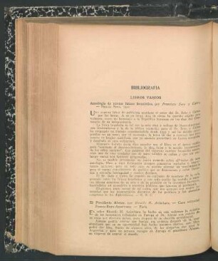 Bibliografía : Libros varios