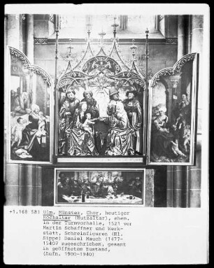 Hochaltar (Hutzaltar, ehem. in der Turmvorhalle)